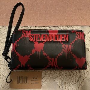 Steve Madden Bleeding Heart Wallet/Wristlet